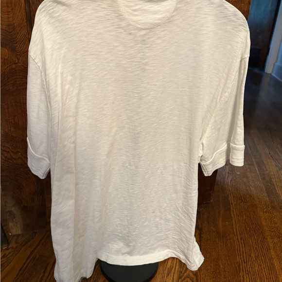 Polo by Ralph Lauren White Short Sleeve Slub Henley Tee XXL - Picture 2 of 8